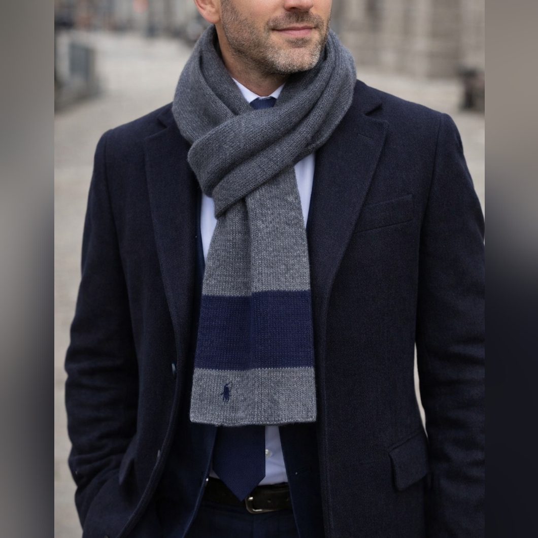 Polo Ralph Lauren Knit Two Tone Scarf